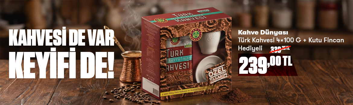 Kahve Dünyası Fincan Hediyeli!